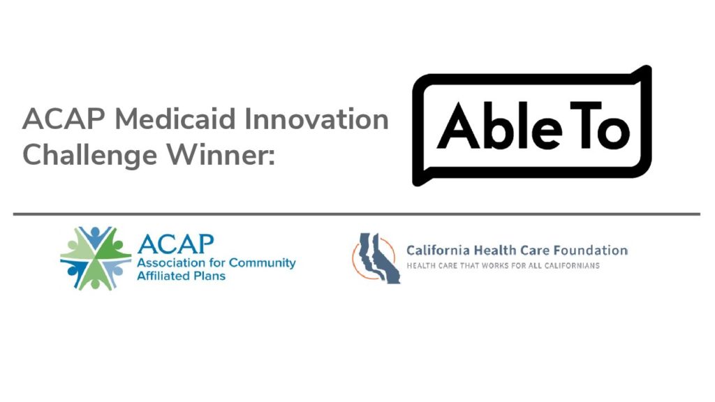 ACAP Medicaid Innovation Challenge Selects Winner from 70+ Digital Health Companies
