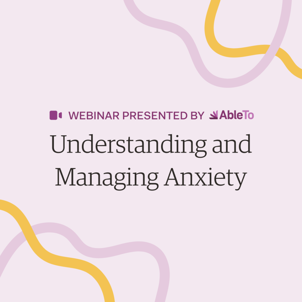Anxiety Webinar June 2025 News Post
